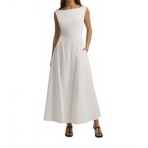 NEW FAVORITE DAUGHTER catherine midi dress in bright white
